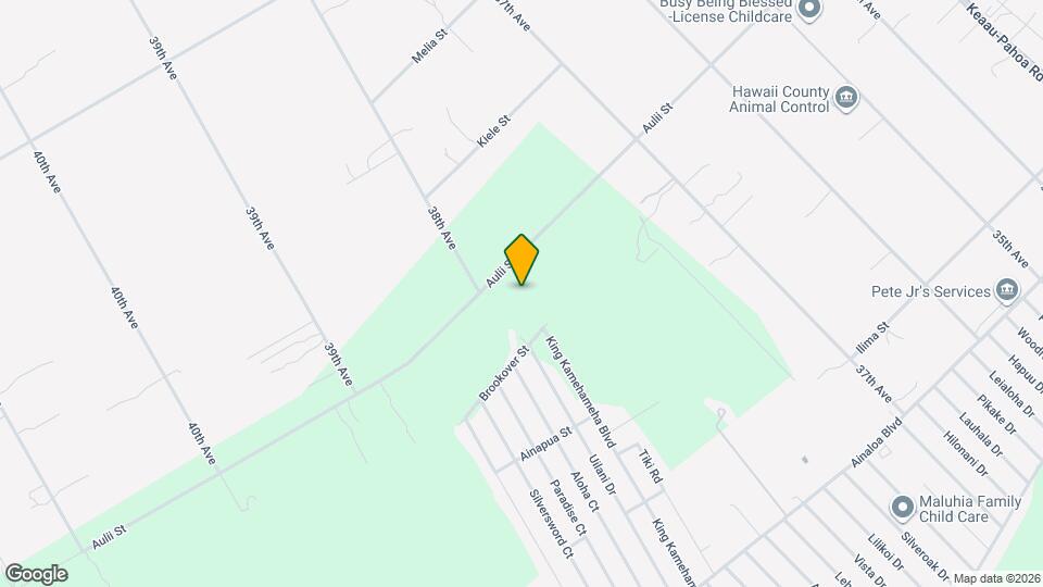 16-383-383 Aulii St Map and Location Details