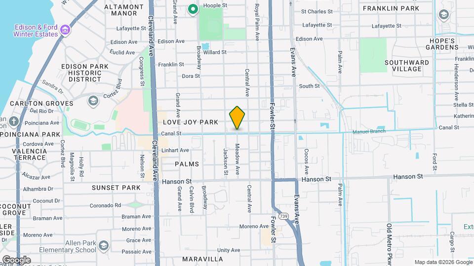 1852 Meadow Ave Map and Location Details