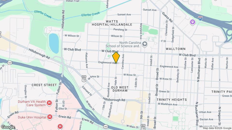 1025 Hale St Map and Location Details