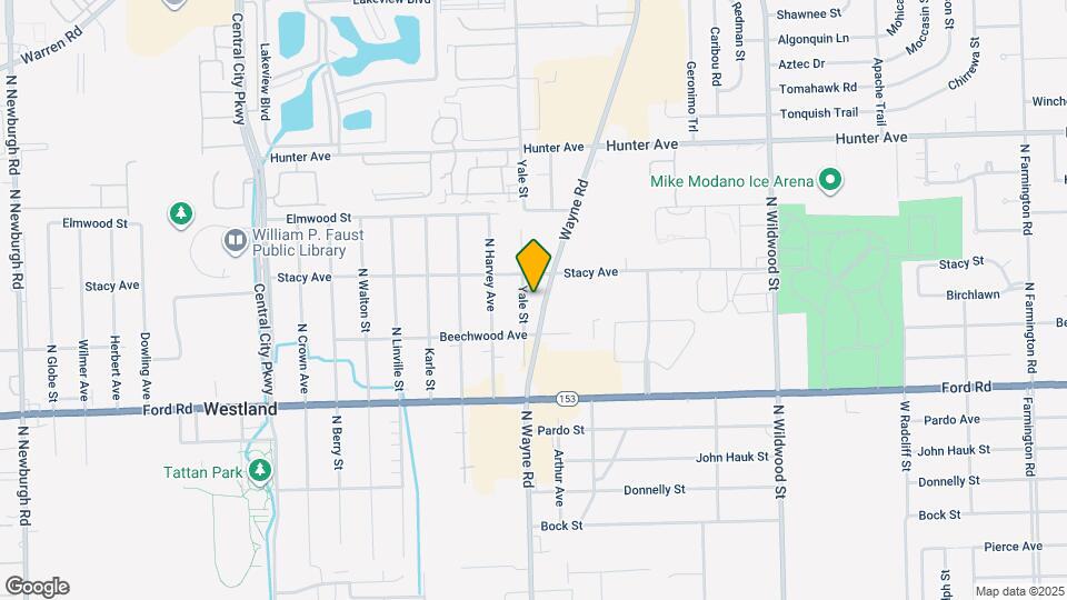 5921 N Wayne Rd Map and Location Details