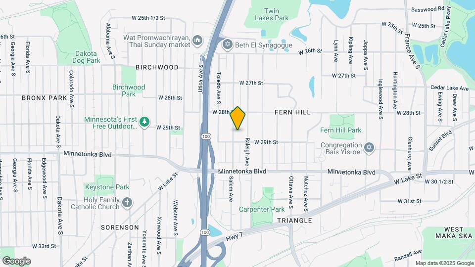 2839 Salem Ave Map and Location Details