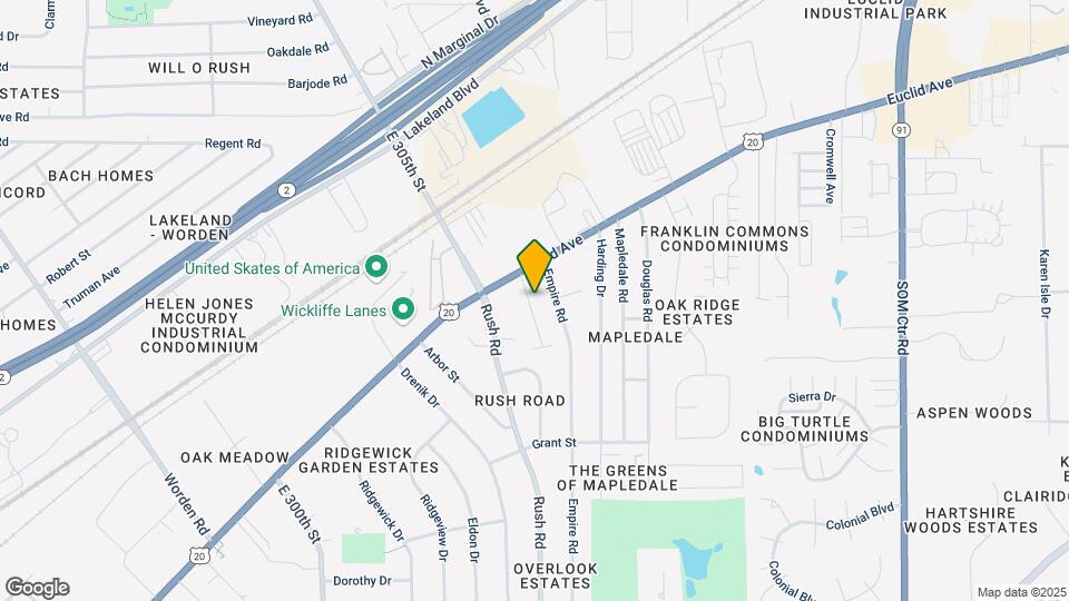 1519 Severn Ln Mapa y Detalles de la Ubicación