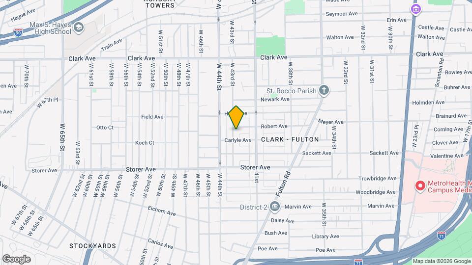 3271 W 43rd St Map and Location Details