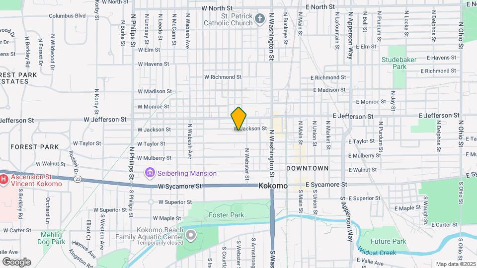 515 W Jackson St Map and Location Details