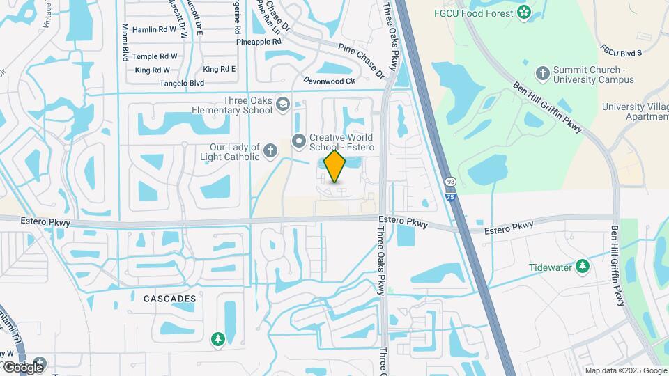 Estero Oaks Map and Location Details