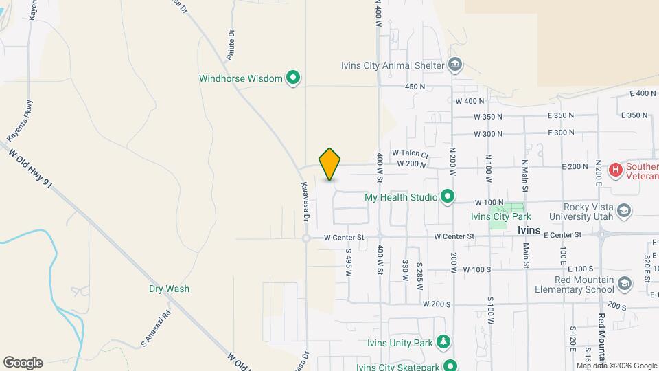 159 N Tenaya Ct Map and Location Details