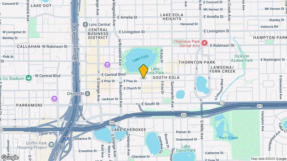 413 E Pine St Map and Location Details