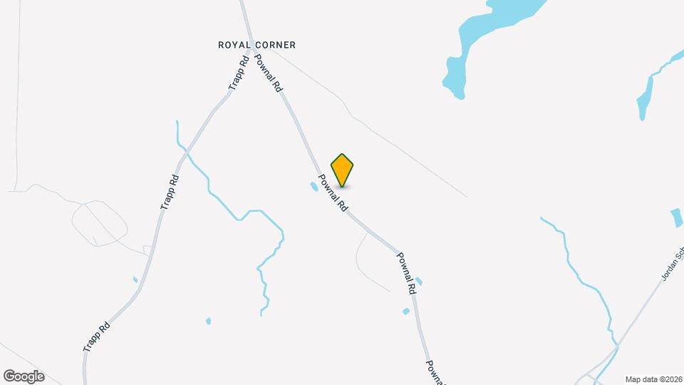 1136 Pownal Rd Map and Location Details