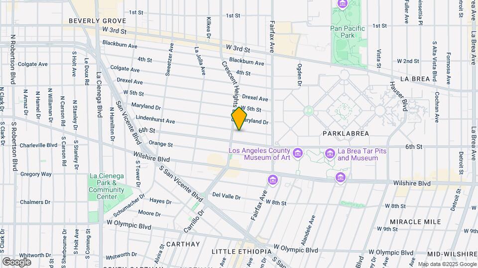 6230 Lindenhurst Ave Mapa y Detalles de la Ubicación