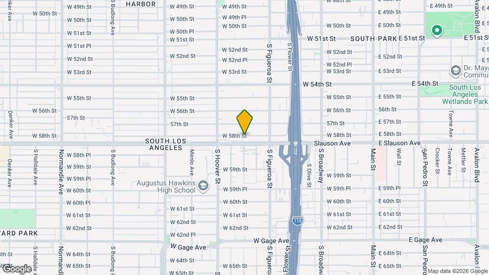 616 W 58th St Map and Location Details