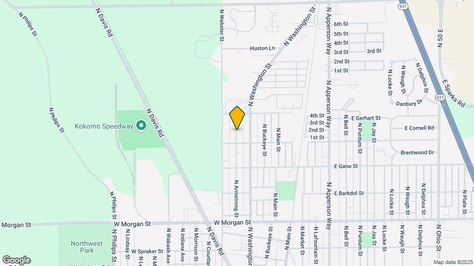 2520 N Armstrong St Map and Location Details