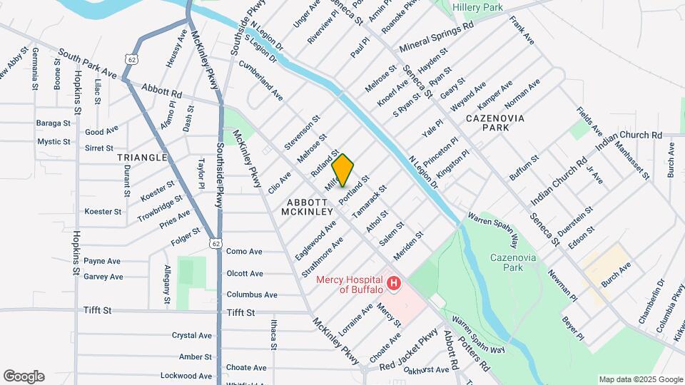 20 Portland St, Unit Lower Apartment Map and Location Details