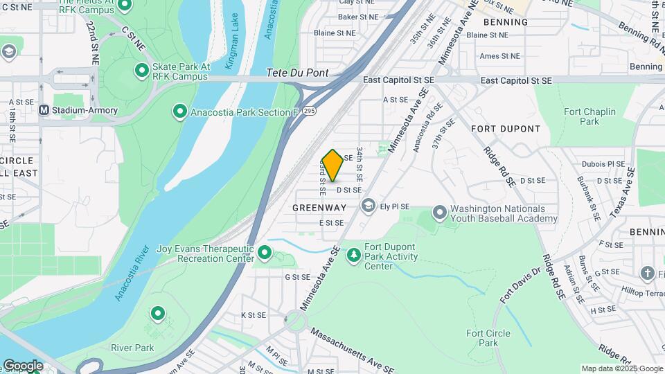 3312 D St SE Map and Location Details