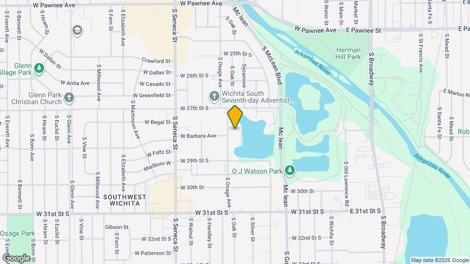 2908 S Osage Ave Map and Location Details