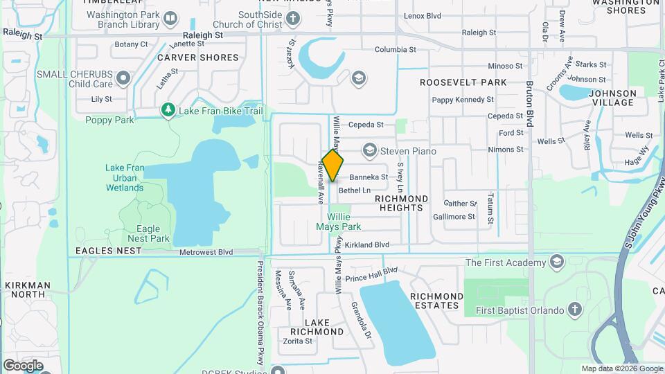1920 Willie Mays Pkwy Map and Location Details