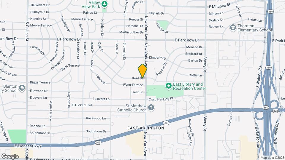 1838 Kent Dr Map and Location Details