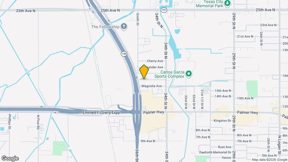 3511 Palm Ave Map and Location Details