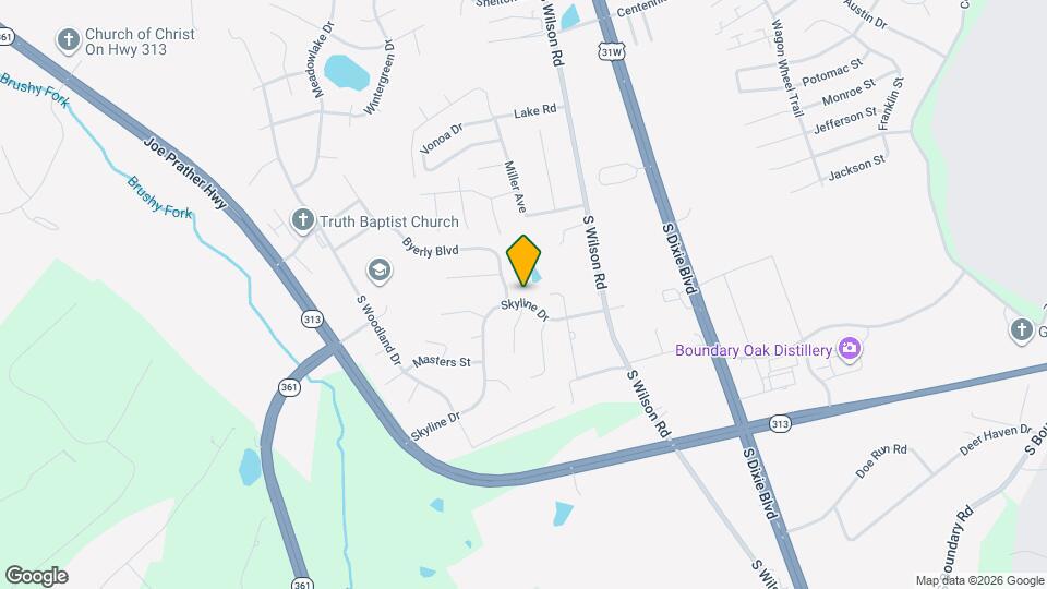 130 Skyline Dr Map and Location Details