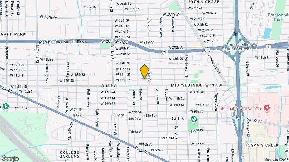 1564 W 14th St, Unit 1 Map and Location Details