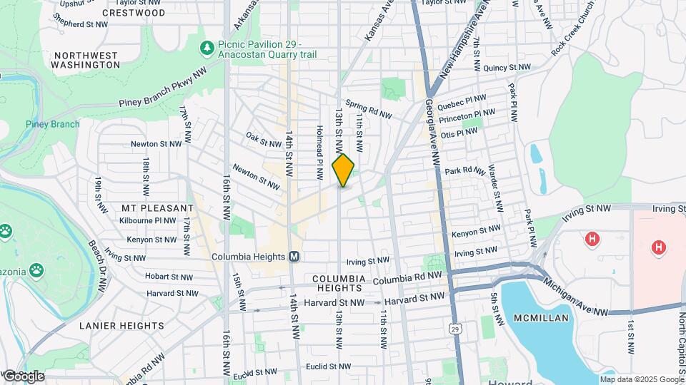 3415 13th St NW Map and Location Details