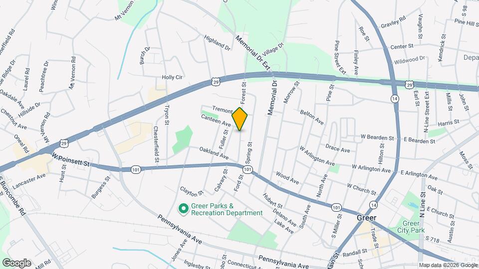 121 Forest St, Unit SI ID1234791P Map and Location Details