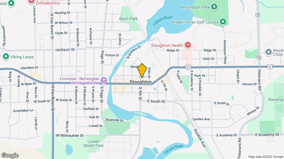 219 S 4th St, Unit Upper Unit Map and Location Details