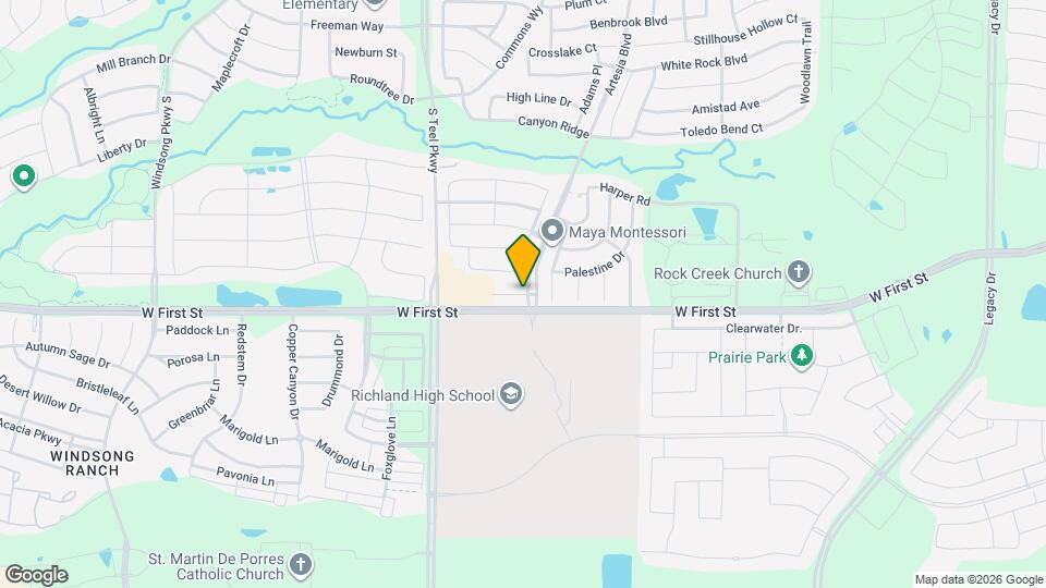 16004 Brelsford Pl Map and Location Details