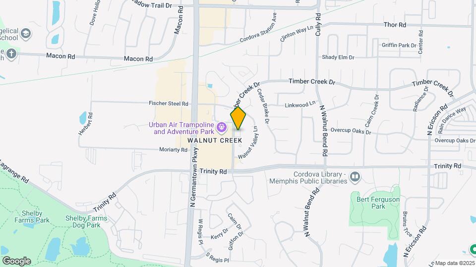 725 Walnut Woods Cove N Map and Location Details