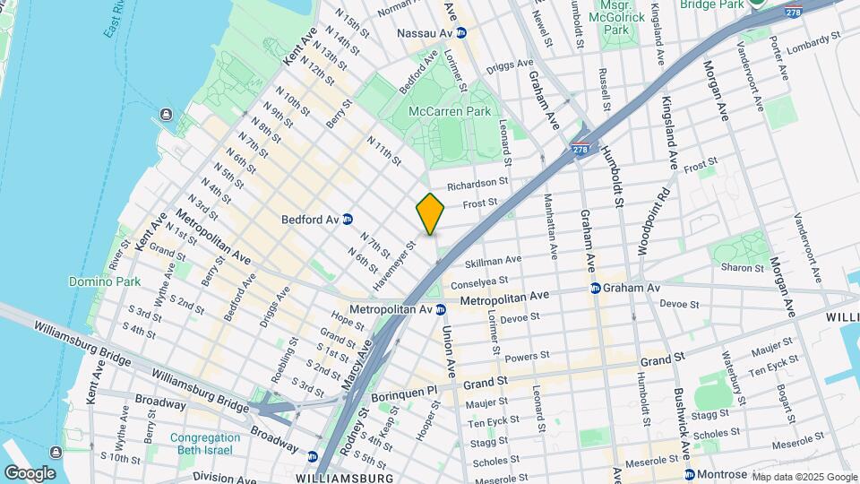 525 Union Ave Map and Location Details