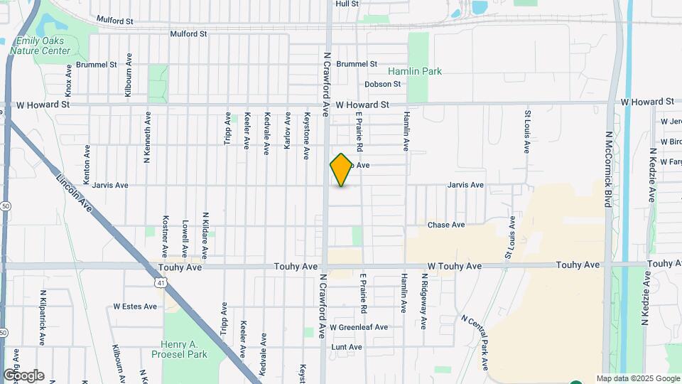 3929 Jarvis Ave Map and Location Details