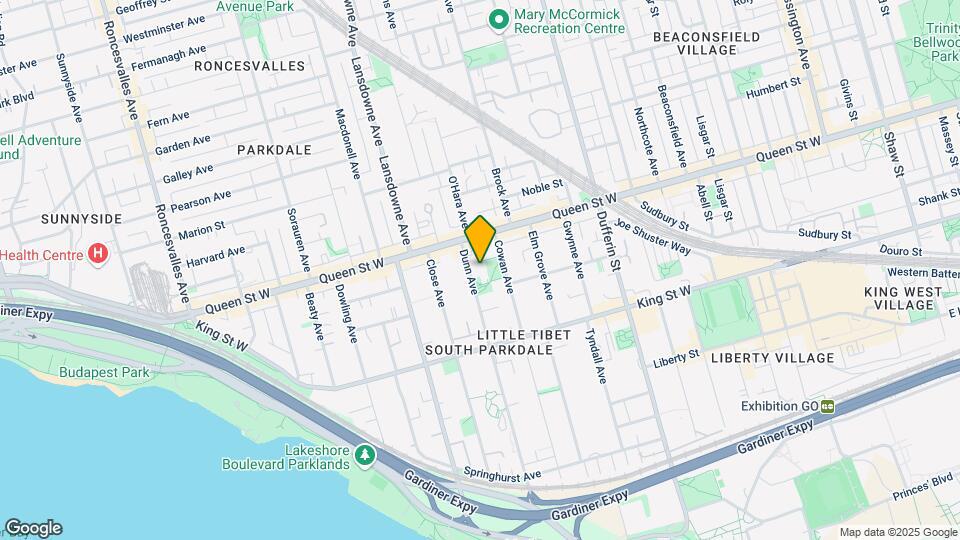 Dunn Avenue Supportive Housing Services Map and Location Details