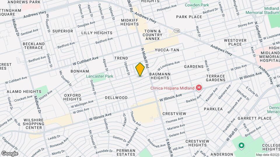 3310 W Louisiana Ave Map and Location Details