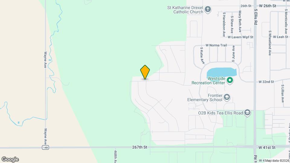 9617 W Broek Dr Map and Location Details