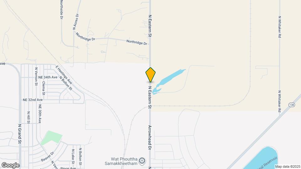 3608 N Eastern St Mapa y Detalles de la Ubicación