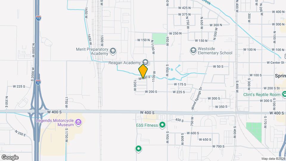 1159 W 100 S Map and Location Details