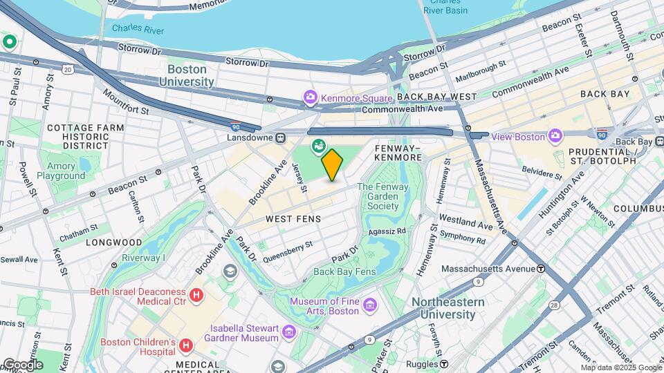 1265 Boylston St, Unit #5 Map and Location Details