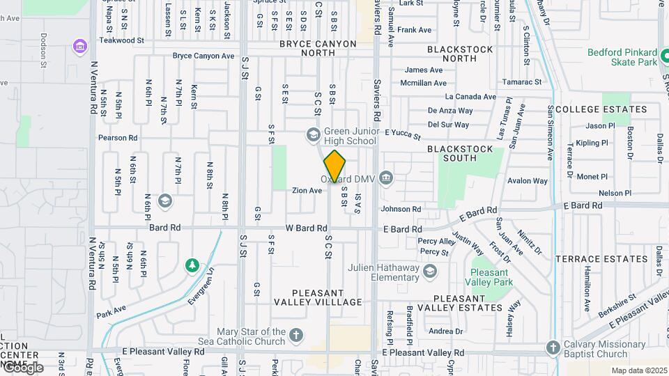 4006 S C St Map and Location Details
