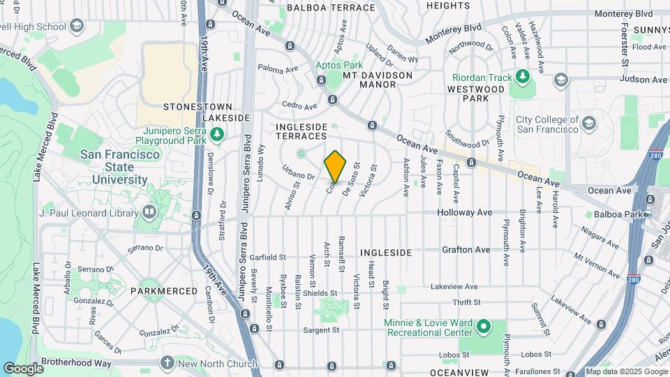 80 Corona St Mapa y Detalles de la Ubicación