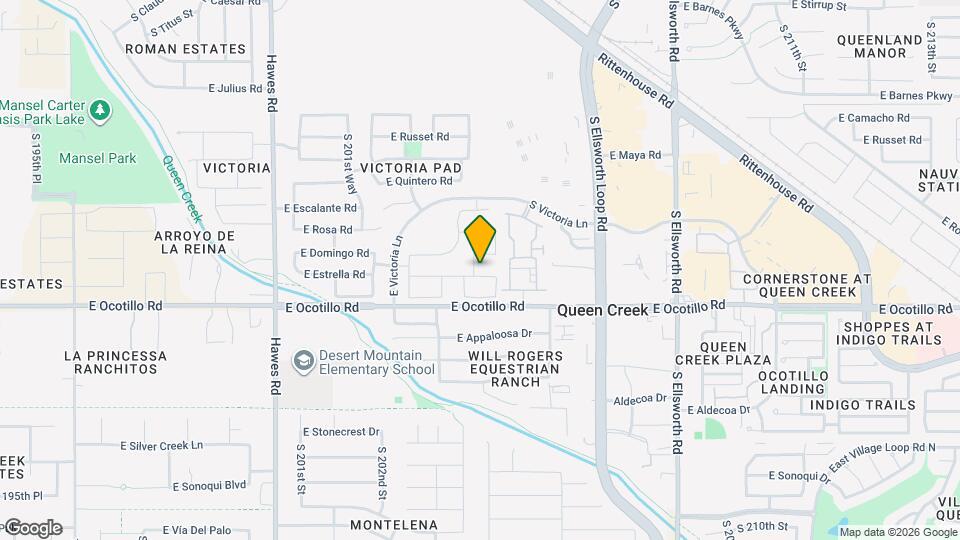 20406 E Estrella Rd Map and Location Details