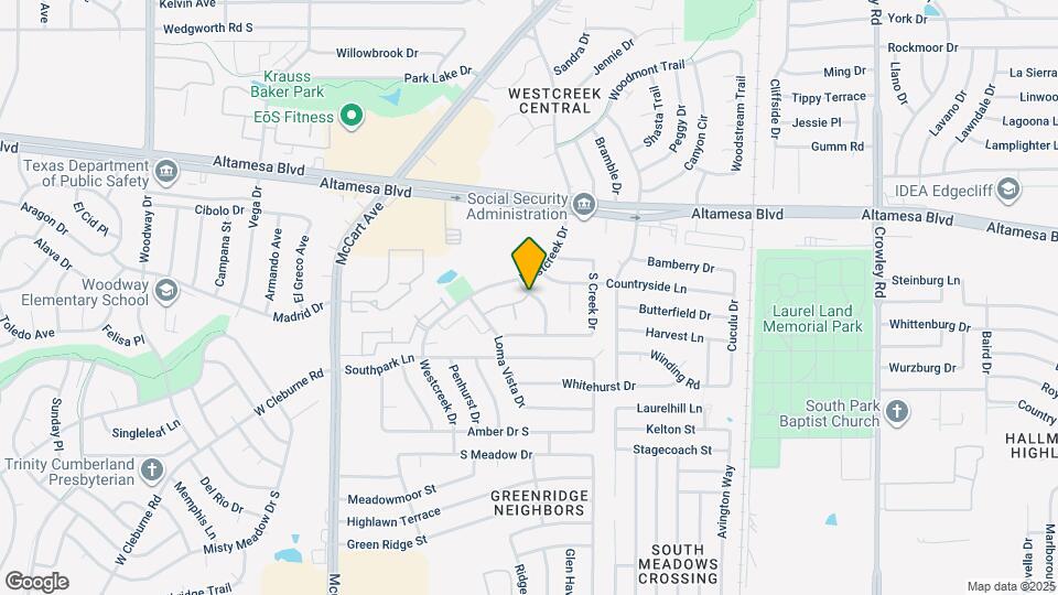 6712 Glenbrook Ln Map and Location Details