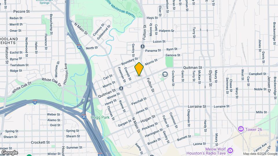 905 Quitman St Map and Location Details