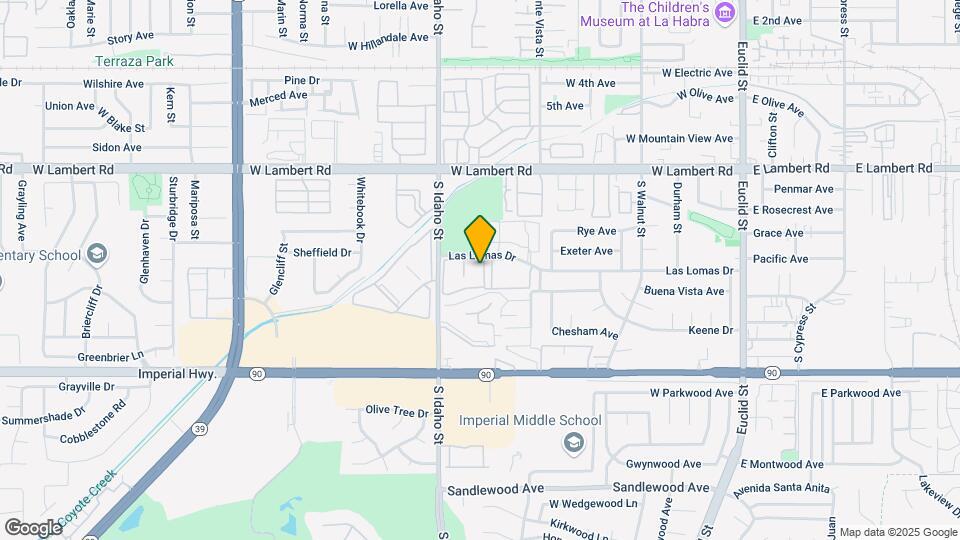 1008 Las Lomas Dr Map and Location Details