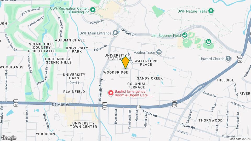 1960 Woodbridge Dr Map and Location Details