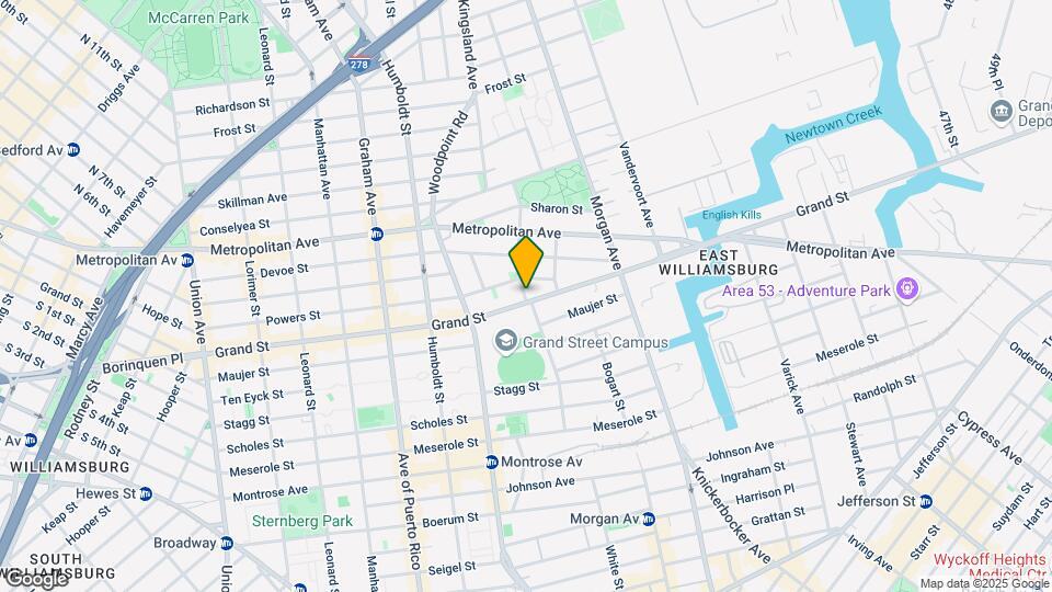 891 Grand St Map and Location Details
