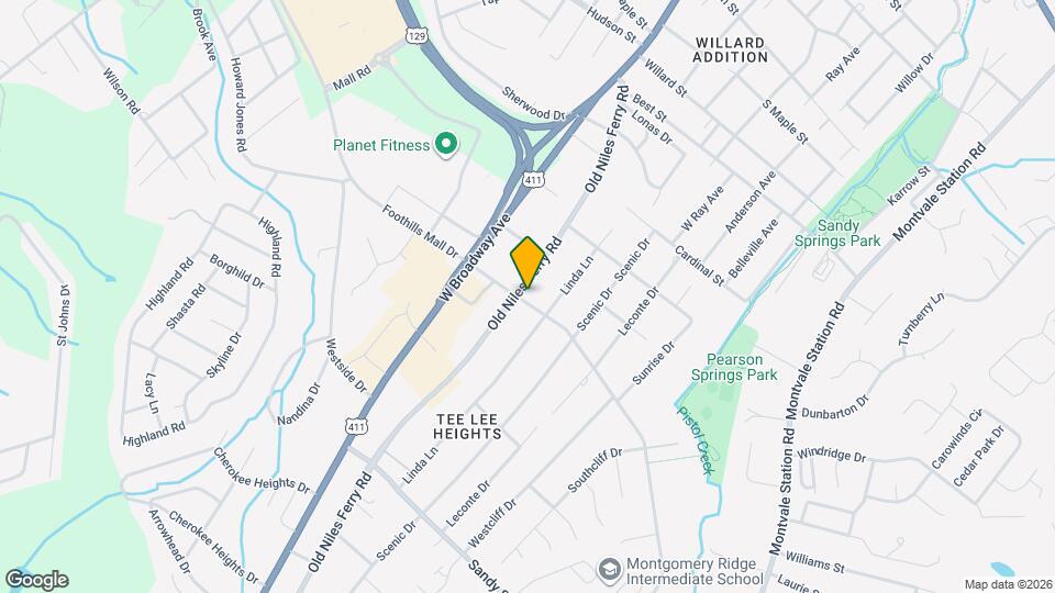 1628 Old Niles Ferry Rd Map and Location Details