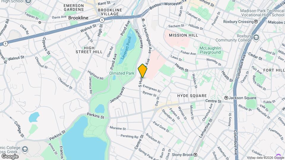 236 S Huntington Ave, Unit 10 Map and Location Details