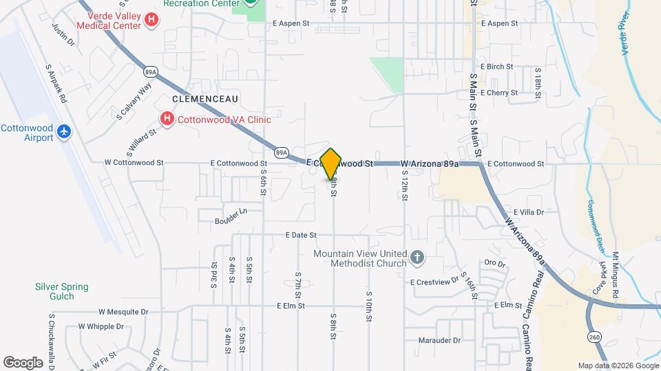 642 S 8th St Map and Location Details