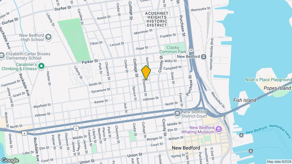 73 Sycamore St, Unit 1st floor Map and Location Details