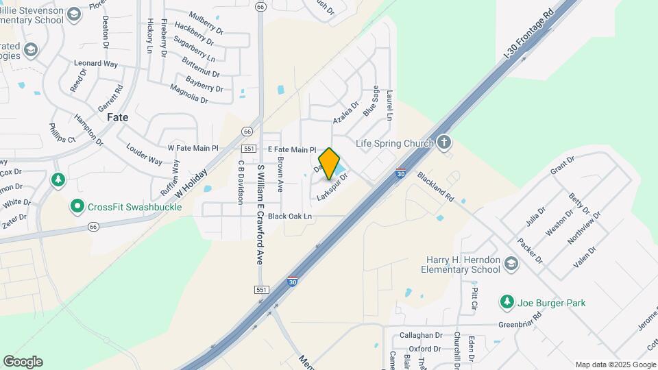 45 Larkspur Dr Mapa y Detalles de la Ubicación