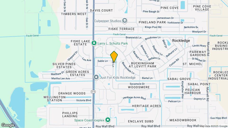 956 Bridle Ln Map and Location Details